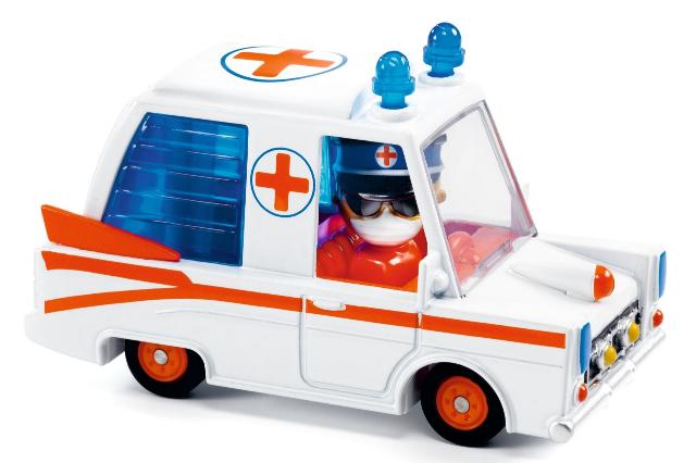 Djeco Crazy Motors - Hurry Ambulance - Treasure Island Toys