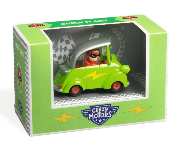 Djeco Crazy Motors - Green Flash - Treasure Island Toys