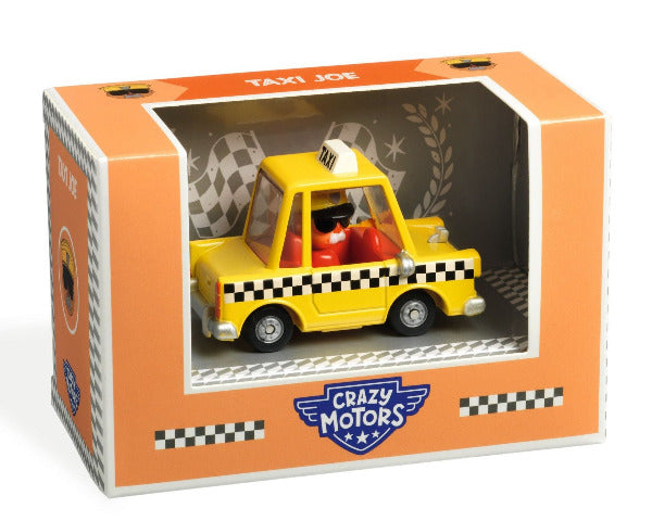Djeco Crazy Motors - Taxi Joe - Treasure Island Toys