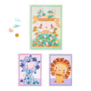 Djeco Art Kit Tinyly - Mosaics Margo & Co - Treasure Island Toys