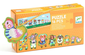 Djeco Puzzle Duo Trio - Big and Small on the Farm - Treasure Island Toys