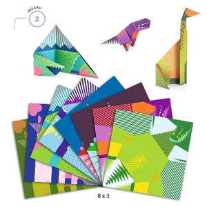 Djeco Art Kit - Origami, Dinosaurs