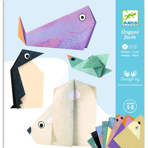Djeco Art Kit - Origami, Polar Animals - Treasure Island Toys