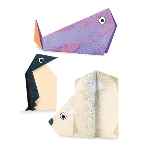 Djeco Art Kit - Origami, Polar Animals - Treasure Island Toys