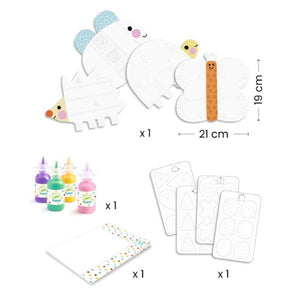 Djeco Art Kit - Painting Small Forms - Treasure Island Toys