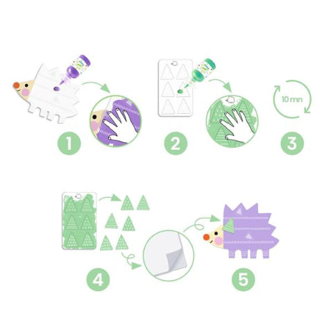 Djeco Art Kit - Painting Small Forms - Treasure Island Toys