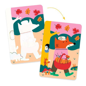 Djeco Art Kit - Magic Colouring 4 Seasons - Treasure Island Toys