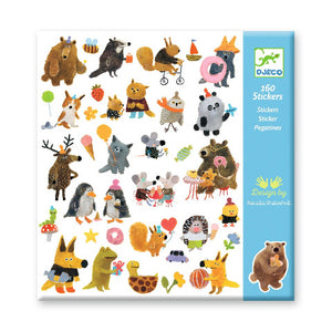 Djeco Art - Stickers Fluffy Friends