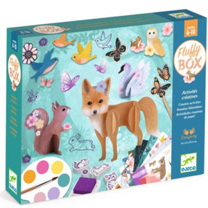 Djeco Art Kit - Multi-Activity Fluffy Box - Treasure Island Toys