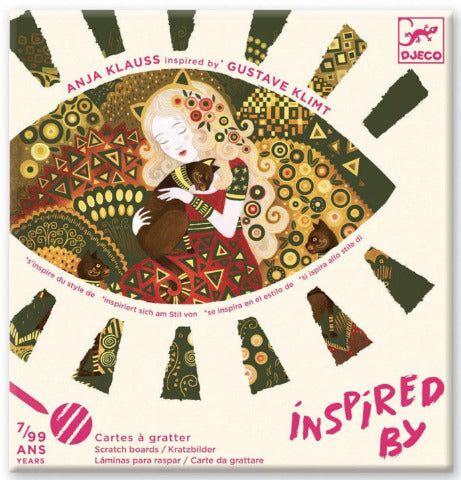 Djeco Art Kit - Inspired By Gustav Klimt Golden Goddesses - Treasure Island Toys