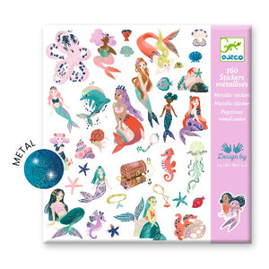 Djeco Art - Stickers Metallic Mermaids