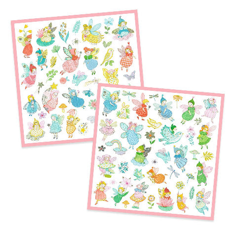 Djeco Art - Stickers Sparkly Fairies