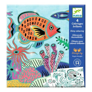 Djeco Art - Colouring Surprise Under the Sea - Treasure Island Toys
