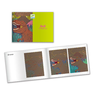 Djeco Art Kit - Scratch Art When Dinosaurs Reigned - Treasure Island Toys