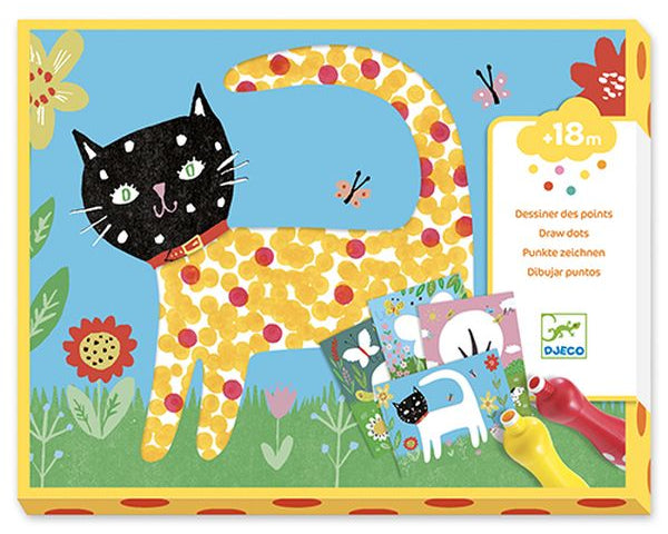Djeco Art Kit - Painting Small Dots - Treasure Island Toys