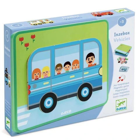 Djeco Pretend - Inzebox Magnetic Vehicles - Treasure Island Toys