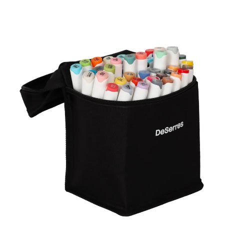 Deserres Alcohol Dual-Tip Markers, 48 Piece - Treasure Island Toys