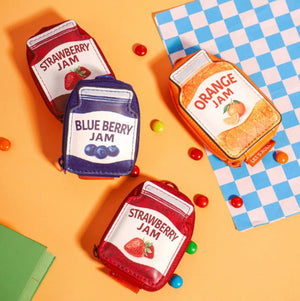 Let's Roll Jam Bag Charm Blueberry