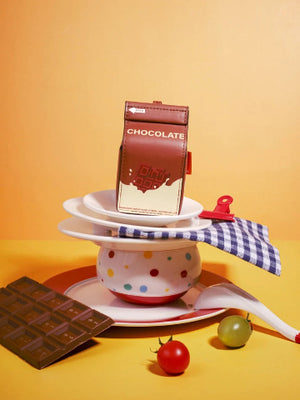 Let's Roll Earphone Bag Chocolate Milk