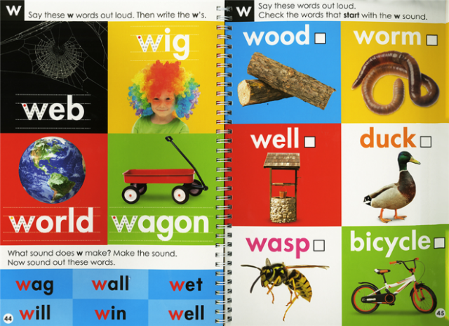 Scholastic Early Learners: Very First Phonics Pre-K Wipe-Clean Workbook