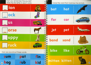 Scholastic Early Learners: Very First Phonics Pre-K Wipe-Clean Workbook
