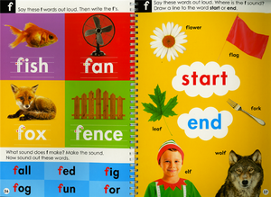 Scholastic Early Learners: Very First Phonics Pre-K Wipe-Clean Workbook