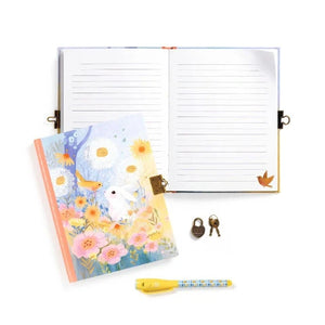 Djeco Secret Notebook with Magic Pen - Kendra Bunny - Treasure Island Toys