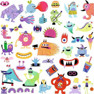 Djeco Art - Stickers Monsters