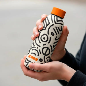 KNDZ Thermo Water Bottle Doodle Path, 500 ml