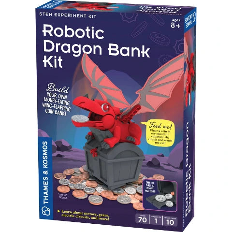 Thames & Kosmos Robotic Dragon Bank Kit - Treasure Island Toys