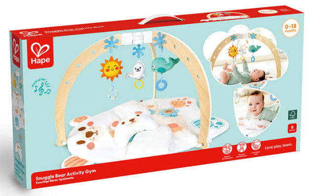 Hape Baby Snuggle Bear Activity Gym