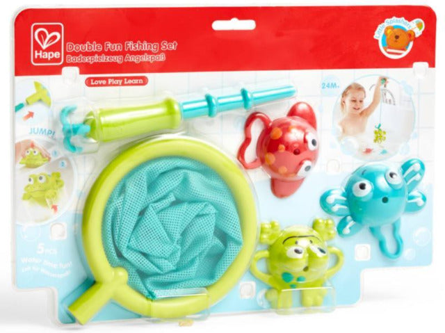 Hape Bath Double Fun Fishing Set - Treasure Island Toys