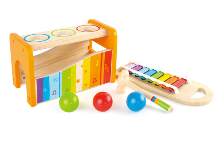 Hape Music Pound and Tap Bench - Treasure Island Toys