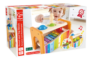 Hape Music Pound and Tap Bench - Treasure Island Toys