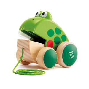 Hape Toddler Pull Along Frog - Treasure Island Toys