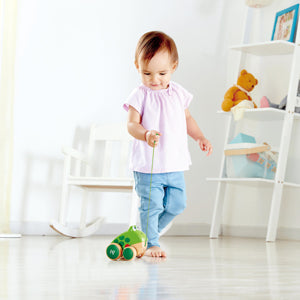 Hape Toddler Pull Along Frog - Treasure Island Toys