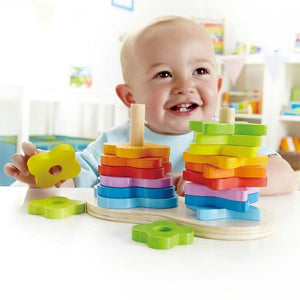 Hape Toddler Double Rainbow Stacker - Treasure Island Toys