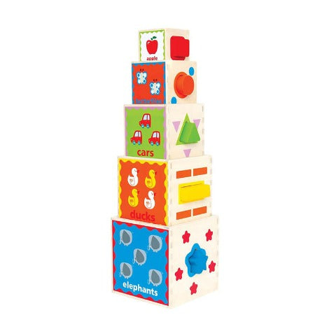 Hape Toddler Pyramid of Play - Treasure Island Toys
