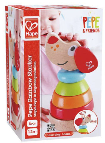 Hape Toddler Pepe & Friends Pepe Sound Stacker - Treasure Island Toys