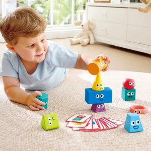 Hape Toddler Montessori Stacking Blocks - Treasure Island Toys