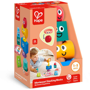 Hape Toddler Montessori Stacking Blocks - Treasure Island Toys