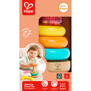Hape Toddler Stacking Donut Toy