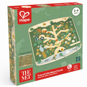 Hape Toddler Met Collection Tree of Life Maze Puzzle - Treasure Island Toys