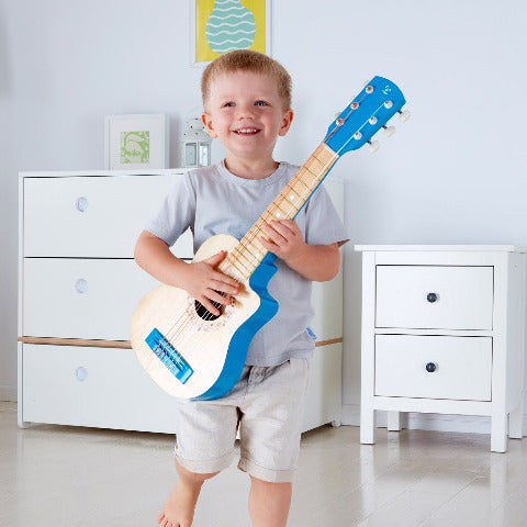 Hape Music Guitar, Blue Lagoon - Treasure Island Toys