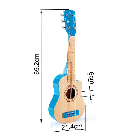 Hape Music Guitar, Blue Lagoon - Treasure Island Toys