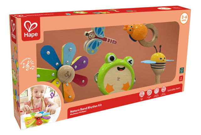 Hape Music Nature Band Rhythm Set - Treasure Island Toys