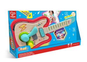 Hape Music Pixelz Rainbow Rock Guitar