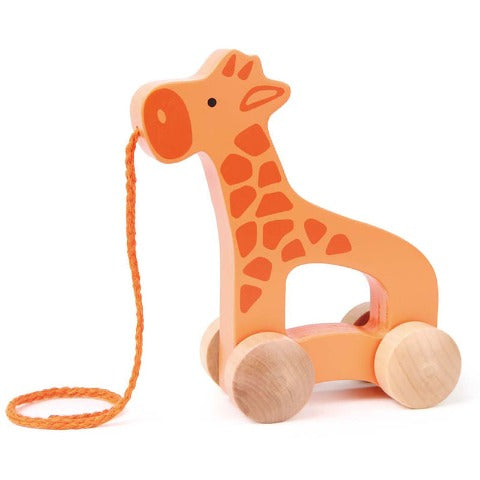 Hape Toddler Push & Pull Giraffe - Treasure Island Toys