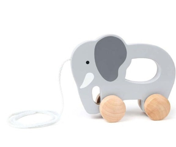 Hape Toddler Push & Pull Elephant - Treasure Island Toys