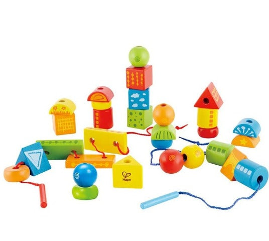 Hape Toddler String-Along Shapes - Treasure Island Toys